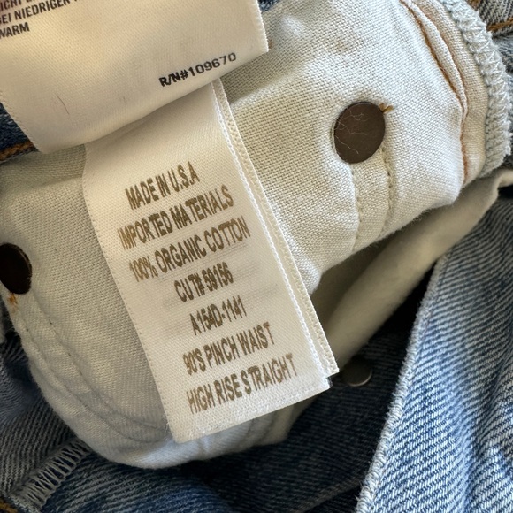 Agolde 90s pinch waist high rise straight - Picture 5 of 6